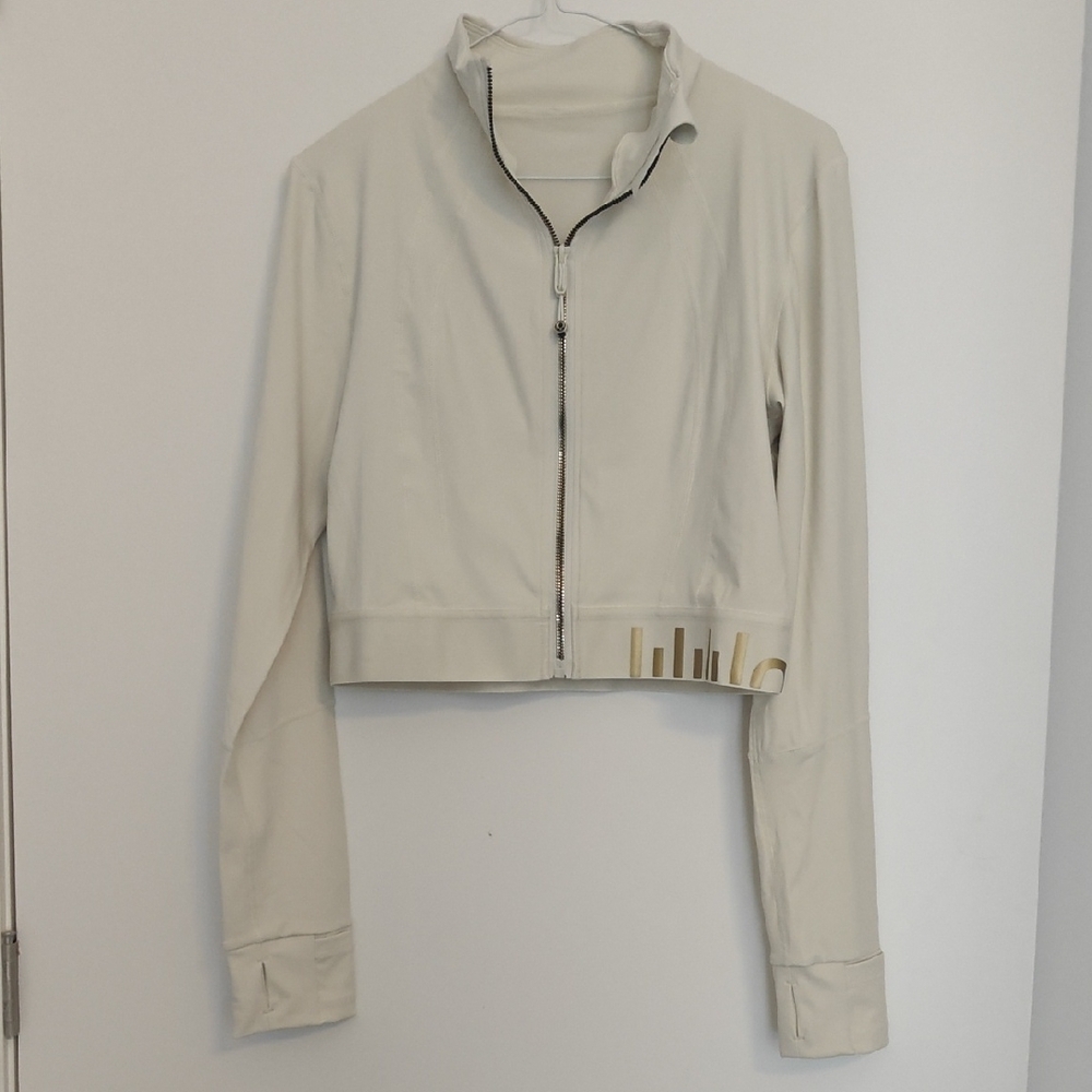 Cream Gold Special Edition Cropped Define Jacket
